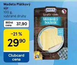 Tesco MADETA Plátkový sýr nabídka