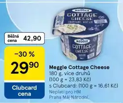 Tesco Meggle Cottage cheese nabídka
