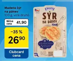 Tesco Madeta Sýr na pánev nabídka