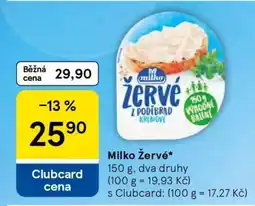 Tesco Milko žervé nabídka