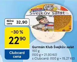 Tesco Gurmán Klub Švejkův salát nabídka