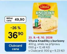 Tesco Vitana Knedlíky s burizony nabídka