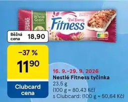 Tesco Nestlé Fitness tyčinka nabídka