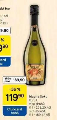 Tesco Mucha sekt nabídka