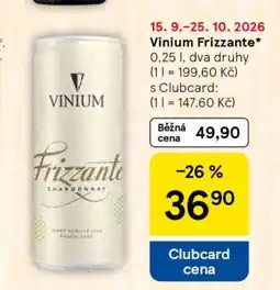 Tesco Vinium Frizzante nabídka