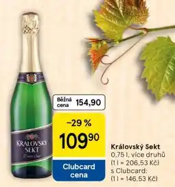Tesco Královský Sekt nabídka