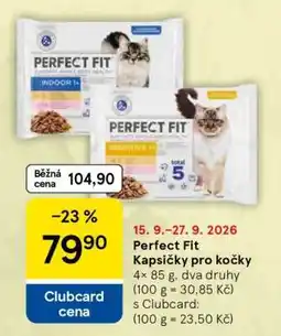 Tesco Perfect fit Kapsičky pro kočky nabídka