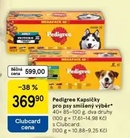 Tesco Pedigree Kapsičky pro psy smíšený výběr nabídka