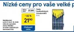 Tesco Sada hodinářských šroubováků 6 ks nabídka