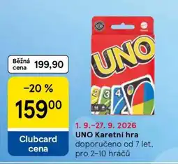 Tesco UNO - karetní hra nabídka
