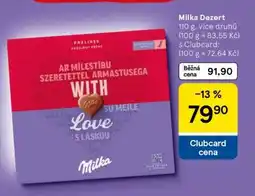 Tesco Milka dezert nabídka