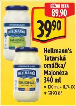 Albert Hellmann's Tatarská omáčka/Majonéza 340 ml nabídka