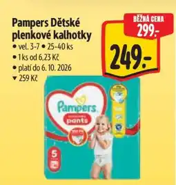 Albert Pampers Dětské plenkové kalhotky nabídka