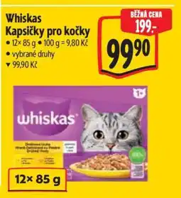 Albert Whiskas kapsičky pro kočky nabídka