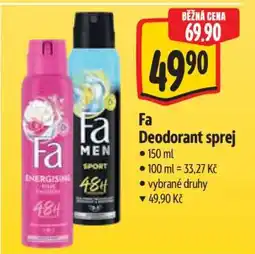 Albert Fa Deodorant sprej nabídka