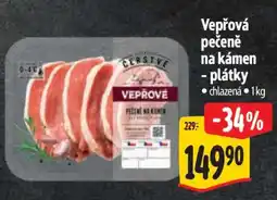Albert Vepřová pečeně na kámen – plátky nabídka