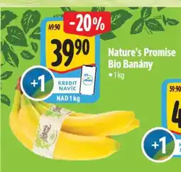 Albert Nature’s Promise Bio Banány nabídka