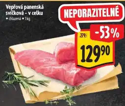 Albert Vepřová panenská svíčková – v celku nabídka