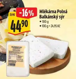 Albert Mlékárna Polná Balkánský sýr nabídka