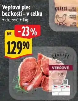 Albert Vepřová plec bez kosti v celku nabídka