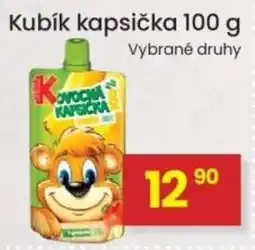 Kubík potraviny Kovocna kapsicka nabídka