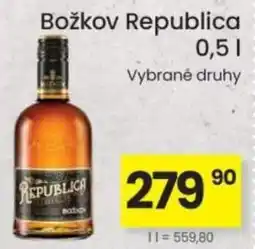 Kubík potraviny Božkov Republica nabídka