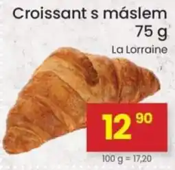 Kubík potraviny La Lorraine croissant s máslem nabídka