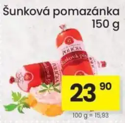 Kubík potraviny Policka sunkova pomazanka nabídka