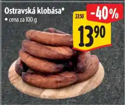 Albert Ostravská klobása nabídka