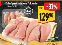 Albert Kuřecí prsní a stehenní řízky MIX nabídka