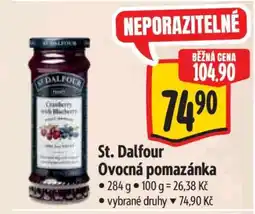 Albert St. Dalfour ovocná pomazánka nabídka