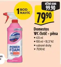 Albert Domestos WC čistič pěna nabídka