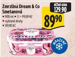 Albert Zmrzlina Dream & Co. smetanová nabídka