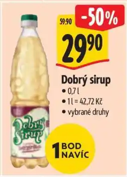 Albert Dobrý Sirup nabídka