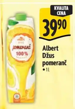 Albert Albert Džus pomeranč nabídka