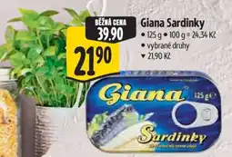 Albert Giana Sardinky nabídka