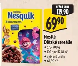Albert Nestlé Dětské cereálie nabídka