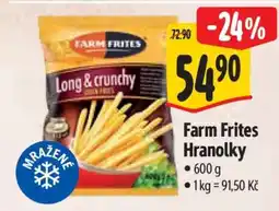 Albert FARM FRITES Hranolky nabídka