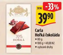 Albert Carla Hořká čokoláda nabídka