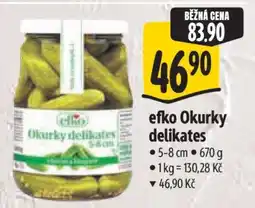 Albert efko Okurky delikates nabídka