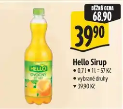 Albert Hello sirup nabídka