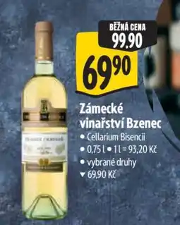 Albert Zámecké vinařství Bzenec nabídka