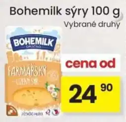 Kubík potraviny Bohemilk sýry nabídka