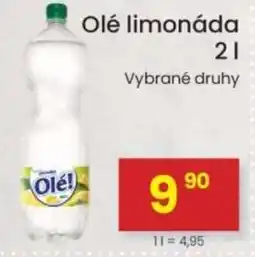 Kubík potraviny Olé limonáda nabídka