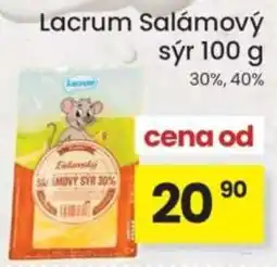 Kubík potraviny Lacrum salámový sýr nabídka