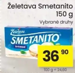Kubík potraviny Želetava Smetanito nabídka