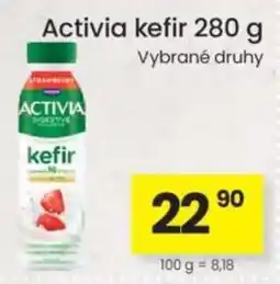 Kubík potraviny Activia kefir nabídka
