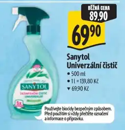 Albert Sanytol univerzální čistič nabídka