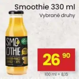 Kubík potraviny Smoothie nabídka