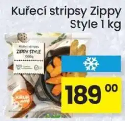 Kubík potraviny Zippy Style kuřecí stripsy nabídka